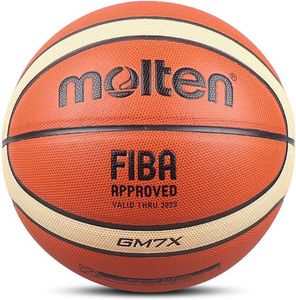 Molten GM7X Basketball Oficjalny konkurs certyfikacyjny Standard Ball Mens i Womens Training Team 240407