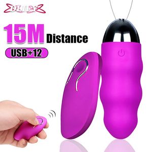 10 prędkości wibratorowe zabawki seksualne dla kobiety z bezprzewodowym zdalnym sterowaniem wodoodpornym wodoodpornym jajkiem USB