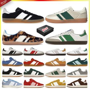 Tasarımcı Ayakkabı Vintage Klasik Orijinal Eğitmenler Sportif ve Zengin Galler Bonner Sier Siyah Gum Leopar Pony Vegan OG Adimatik Kapalı Bold Bermuda Platform Spor Ayakkabı