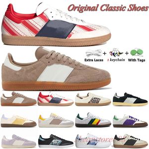 2024 Original Classic Running Shoes Designer Men Women Indoor Consortium Copo Iridescente cinza Off Aveia branca Aveia Brown Gum Platform Sneakers Treinadores EUR 36-45