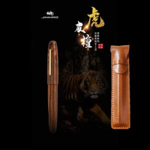 Stifte Jinhao 9056 handgefertigtes Naturholzbrunnen Pen Iridium 0,5 mm/1,0 mm Nib Tintenstift
