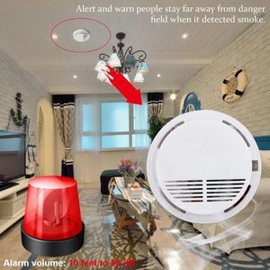 Ny förbättrad kontorsbrandsäkerhet med 2024 oberoende röklarmsensor för hem och kontor - Säkerhetsfotoelektrisk rökdetektor för -