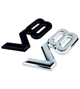 In lega di zinco metallo 3D V8 V8 Spostamento di spostamento Disalta Chrome V8 EMBLICO LOGO AVOLO V8 Distintivo di decalcomania auto Styling2912903