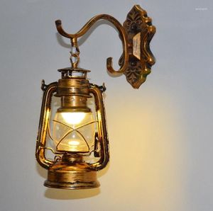 Lampa ścienna Cafe Creative Scandinavia retro Lantern Kerosene Indywidualne europejskie bary żelazne restauracje