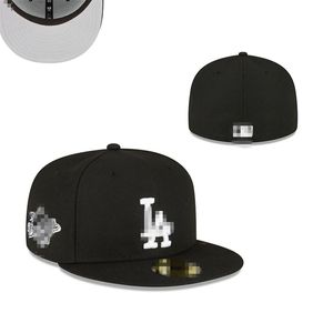 2024 Dopasowane czapki Snapbacks kapelusz baskballa czapki całą drużynę dla mężczyzn Women Casquette Sports Hat La Vailies Flex Cap z oryginalnym rozmiarem tagu 7-8 L1