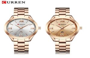 Curren Relogio Feminino Women Watch Top Brand Luxury Gold Ladies Watch Nearless Full Steel Classic Bracelet Женские часы 9007263775328