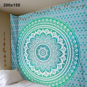 Mats Mandala Bohemian Yoga Mat Beach Handduk Shawl Filt Indian Wall Hanging Tapestry Bohemian Mandala Tapisserie Wall Decor