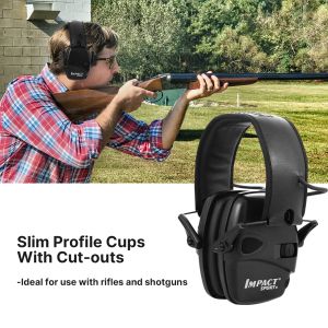 Tillbehör Original Antinoise Impact Sound Amplification Electronic Shooting Earmuff Tactical Hunting Hearing Protective Headset