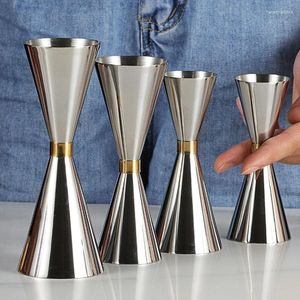 Measuring Tools 1pc 30/60ml Stainless Steel Cocktail Shaker Measure Cup Double S Drink Spirit Jigger Kitchen Gadgets