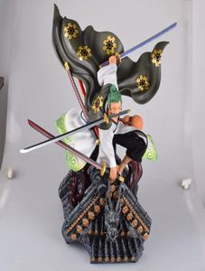 Anime One Piece Land Of Wano Country Roronoa Zoro Ver PVC Ação Figura Modelo de Coleção Toys7941688