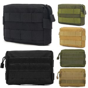 Paczki na zewnątrz wojskowe Molle Utility EDC Pakiet pasa taktyczny edc organizator woreczek airsoft torba do polowania na telefon posiadacz kieszonkowy kieszonkowy