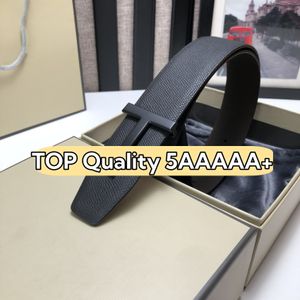 Designer Tom Belt Men Clothing Accessories Belts Big T Buckle Black Silver Gold Fashion Men Women High Quality 5A+ Genuine Leather Waistbands With Box And Dustbags
