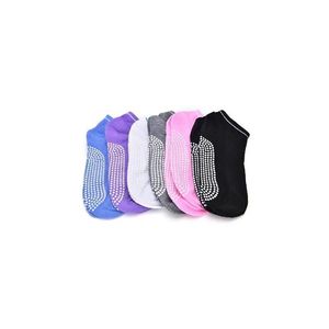 Party Favor Yoga Socks Non Slip Mas Ankel Sock Women Pilates Fitness Colorf Toe Dance Grip Operted Gym Sport Drop Delivery Dh9ph