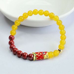 Geomancy Accessory Xinyu Zhu di Wang Sha sha chuan huang yu sui koi bracelet女性ZS3072104