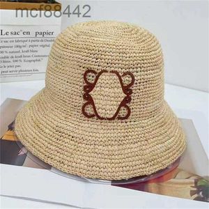 القبعات الصيفية سترو الصيف مصمم أغطية رافيا للنساء رجال الشاطئ قبعات العشب المنسوجة