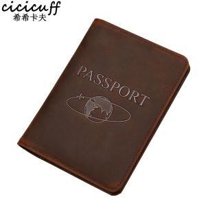 Socks Passport Holder Rfid Blocking Genuine Leather on Cover for Passport Bag Multifunctional Travel Air Ticket Leather Case Wallet