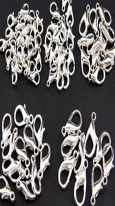 10 mm21 mm Reperti di gioielli in lega ganci di chiusura di aragosta di rhodium argento antichi per la catena del braccialetto della collana59990189