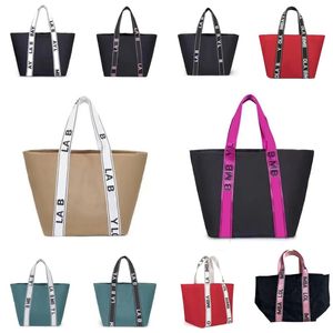 Bimba Designer Bag Classic Beach Outdoor Bags Big Nylon Tote Большой способность вышитая ручка для ремня ремня ремня