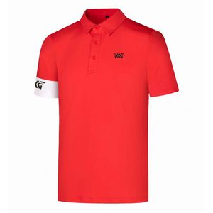 Одежда для гольфа, летняя спортивная рубашка на открытом воздухе, быстрая сушка и дышащая футболка с короткими рукавами, деловая рубашка поло, мужской универсальный топ