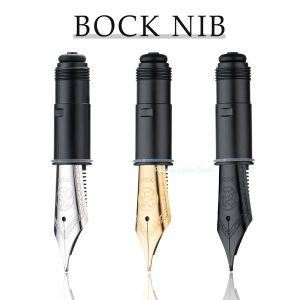 Ручки немецкий # 6 Bock Fountain Pen Nib часть оригинальная импортная EF/F/M/B Размер запасной печь, черный/золотой/серебро