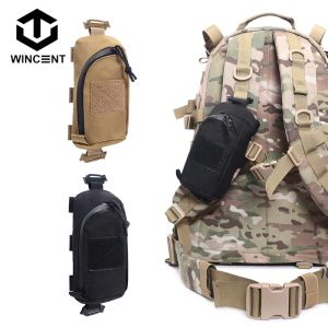 Pakiety Wincenta taktyczna wisząca klatka piersiowa Wojska EDC Outdoor Can Mode Telefone 1000D Nylon Molle Hunting Bag
