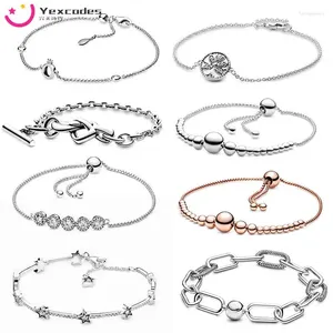 Braccialetti Link Bracciale scorrevole dell'albero genealogico con zircone design di strassone affascinante moda di moda femminile femminile regolabile