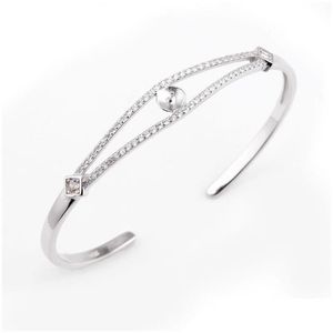 Jewelry Settings Cuff Bangle Pearl Bracelet Mounting Zirconia 925 Sterling Sier Findings 3 Pieces Drop Delivery Otv5Q