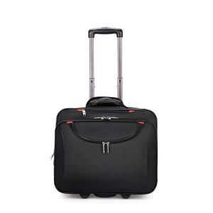 荷物スーツケース18インチの搭乗荷物オックスフォードトロリーケースポータブル荷物ビジネスバリス高品質のコンピュータートリップバッグ