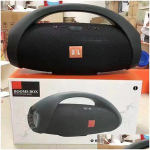 Taşınabilir Hoparlörler Booms Box2 Kablosuz Bluetooth O Subwoofer Dış Mekan Damla Dağıtım Elektroniği DHMQB