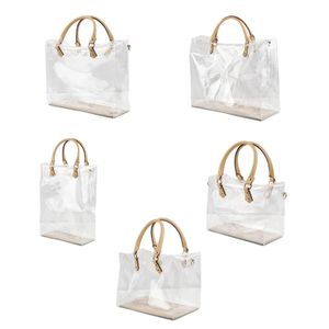 Borsa per borsa fai -da -te che creano strumenti artigianali in PVC Clear Set handbag borse da regalo fatte a mano accessori per donne ragazze 240418