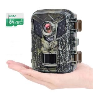 Камеры мини -охотничья камера 16MP 1080p Wild Trail Game Cam Инфракрасный ночное видение.