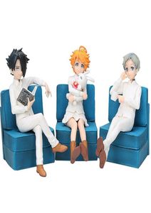 3pcs 1pcs anime The Promised Neverland Figura Conjunto Emma Norman Ray Figura Brinquedos Toy 13CM 201202225B5886233