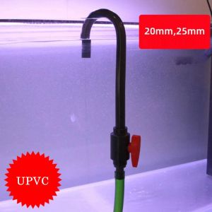 Alimentatore 1set serbatoio del serbatoio del serbatoio di piegatura dell'acqua gancio alimentatore Aquarium cambi di ripieno di acqua per tubo di acqua Valvola appesa Tipo di appenderla Connettore UPVC