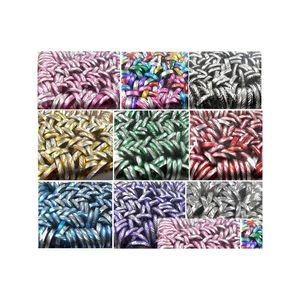 Band Rings 1000Pcs Aluminum 10 Colors Top Mix Wholesale Fashion Jewelry Lot Cute Women Kids Party Supply Drop Delivery Ring Dh7Kg