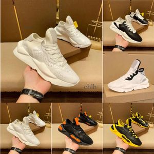 Världens toppdesigners berömda Y3 -skor Kaiwa Chunky Luxury Mens Designer Sneakers äkta läder kalvskinntränare unisex låg casual 853