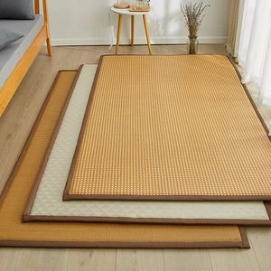 Piso de verão espalhado tapete adormecido artefato colchão quarto doméstico tatami tats 240418