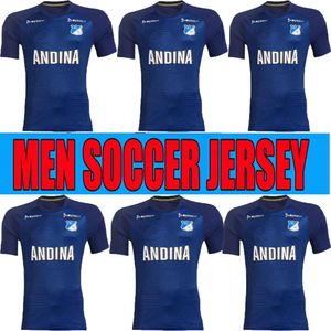 24 25 Millonarios F.C. Llinas Mens Best Quality Jersey Soccer Jerseys Castro Vasquez Quinones Giraldo Pereira Vargasホームフットボールシャツユニフォーム