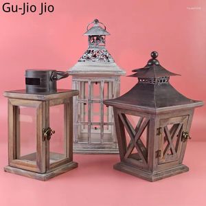 Świece Europy prostota luksusowa lampa drewniana dekoracja stolika vintage Candelero wystrój domu