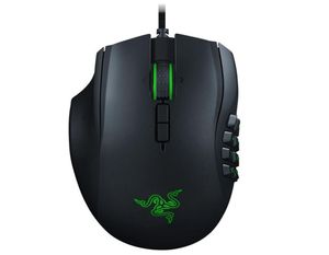 RAZER NAGA LEFTHANDED EDITER左タンドユーザー用人間工学に基づいたMMOゲーミングマウスRGBマクロメカニカルサイドキーマウス210315308Q8345393