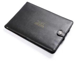 Innehavare Nytt omslag för pilotens loggbok Black Protect Case of Aviator Record Book, Holder Pu Leather Simple Fashion Gift