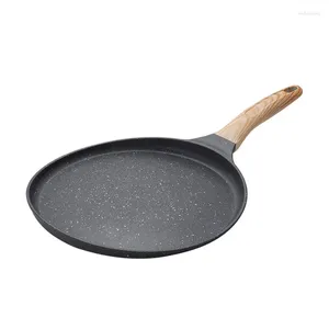 Pfannen Non -Stick Crepe Pan Granitbeschichtung Dosa zum Kochen flacher Pfanne Tortillas Omelette Pfannkuchen -Pfannkuchenhersteller