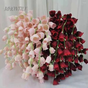 Dekorativa blommor 5st Creative Simulated Little Lily Wedding Home Decoration Artificial Silk Flower Mode