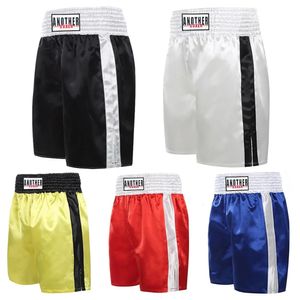 MUAY THAI LUTA SHORTS UNISSISEX Kick Boxing Pants Mulheres Homens Crianças Treinamento de MMA Competição Competição Jogo de Sanda lutando com roupas 240419