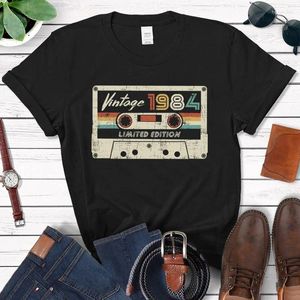 Women's T Shirts 2024 Retro Tape Printed Vintage Shirt Women Harajuku Birthday Party Top Ladies Clothes Clothing