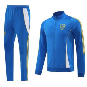 23/24 Boca Men Long Sleeve Sportswear Set 22/23 Maradona Tevez de Rossi Long Sleeve Football Training Shirt