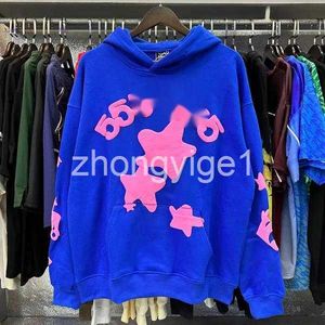 Erkekler Tasarımcı Örümcek Kapşonlu Sweater Sweatshirts Hoodie Young Thug 555555 Melek Külot Pembe Kırmızı Kapşonlu Pantolon Yüksek Kaliteli Kumaş Külot Sweatshirts Brrs