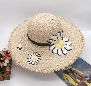 Summer Design Beach Cap moda Fashion Street Beanie for Woman Caps Ajuste Caps Womens Daisy Hat 2 Modelos Altamente Quality6992019