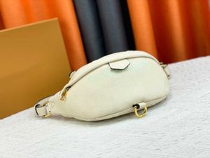 Borsa per casse della cintura mini bumbag di alta qualità da donna di lusso borsetto 43644 sacchetti in vita da frizione uomini macamini pacchetti di cuoio a tracolla in pelle rosa M44836