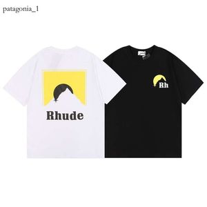 Rhude t Shirt Erkek Tasarımcı Tişört Rhude Sıradan Gömlek Mantees Kısa Kollu Satış Lüks Erkekler Hip Hop Yüksek Son Moda Hafif Nefes Alabilir Giysiler 6370