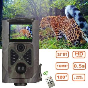 Kameralar Av Trail Kamera Ir Night Vision Wildcamera 16MP 1080p Fotoğraf Tuzakları Yaban Hayatı Kameraları İzleme Gözetim Cam HC550A